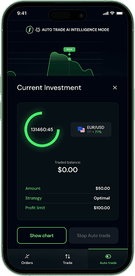 Auto Trade AI Intelligence mode